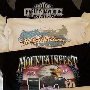 3 Harley t-shirts